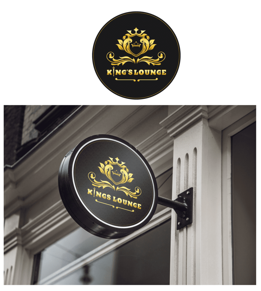 Logo Design for Kings Lounge Durbarmarg: Enhancing Brand Identity with Creative Excellence