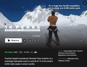 14 peaks