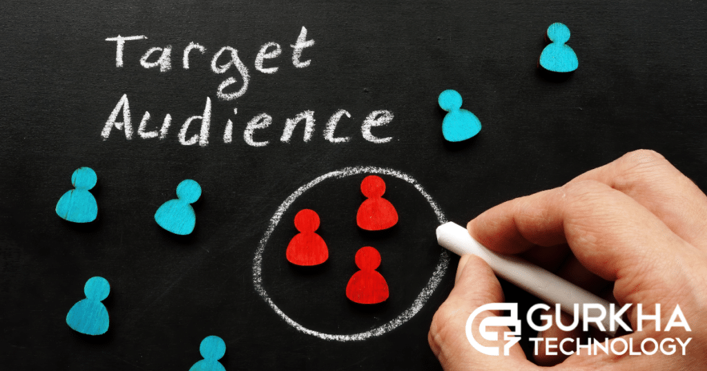 Target audience for digital marketing