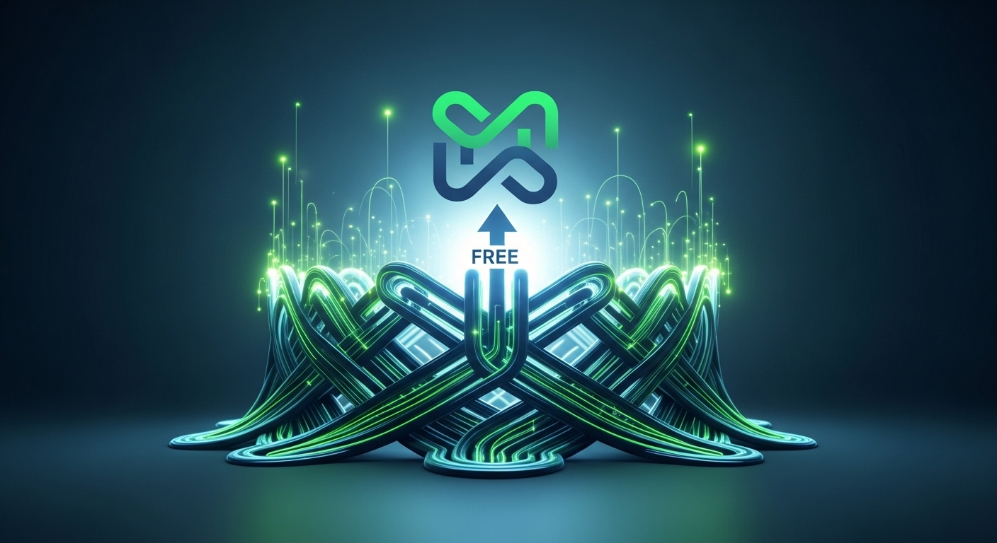 Free Backlinks for Digital Marketing Agencies: The Definitive Guide 1 A conceptual image showing a network of high-quality backlinks interlinking, forming a strong foundation for a digital marketing agency's logo or icon. Emphasize growth, authority, and the 'free' aspect with no monetary symbols, perhaps represented by strategic effort rather than cost. Modern, clean design.